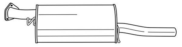 Глушитель выхлопных газов конечный SIGAM 74609