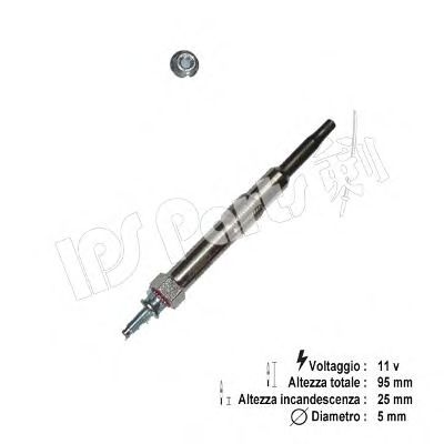 Изолятор, свеча накаливания IPS Parts IDG-127
