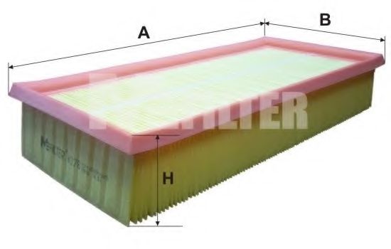 Воздушный фильтр MFILTER K 178