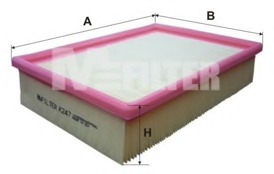 Воздушный фильтр MFILTER K 247