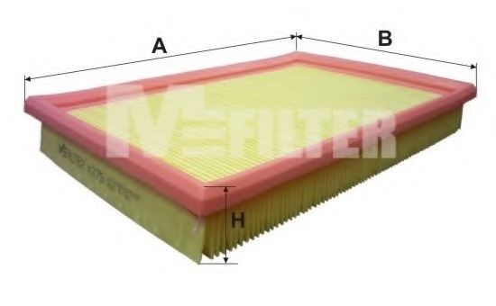 Воздушный фильтр MFILTER K 375