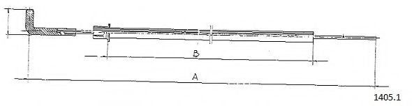 Тросик стартера CABOR 1405.1