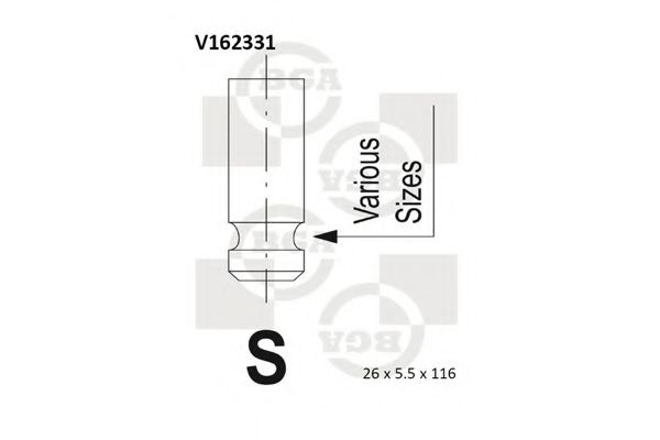 Выпускной клапан BGA V162331