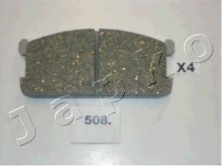 Комплект тормозных колодок, дисковый тормоз JAPKO 50508