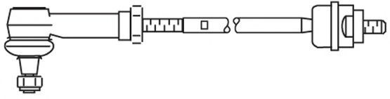 Поперечная рулевая тяга FRAP T252