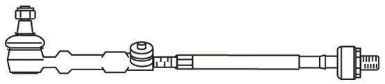 Поперечная рулевая тяга FRAP T/457