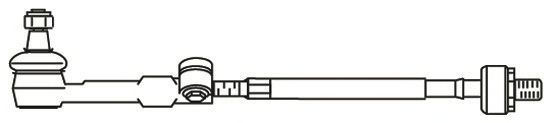 Поперечная рулевая тяга FRAP T/461