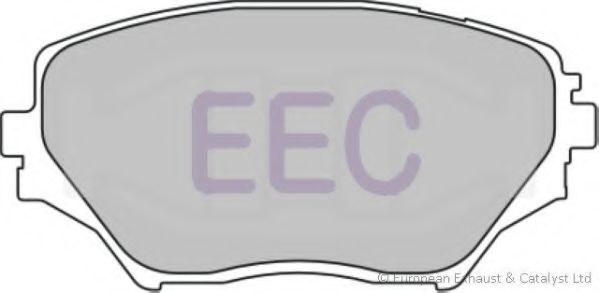 Комплект тормозных колодок, дисковый тормоз EEC BRP1262