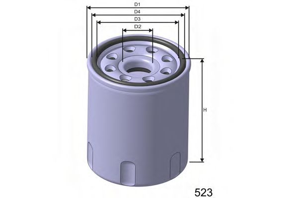 Масляный фильтр MISFAT Z649