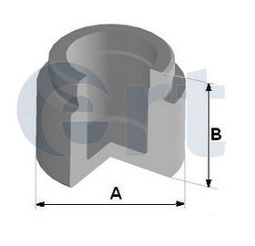 Поршень, корпус скобы тормоза ERT 150228-C