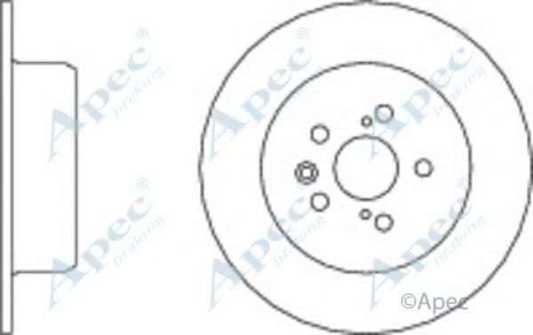 Тормозной диск APEC braking DSK2305