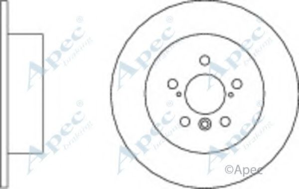 Тормозной диск APEC braking DSK2731