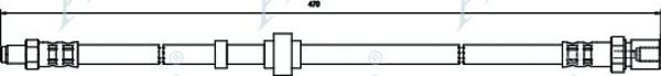 Тормозной шланг APEC braking HOS3165