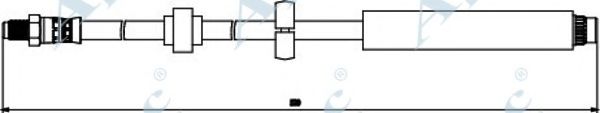 Тормозной шланг APEC braking HOS3848