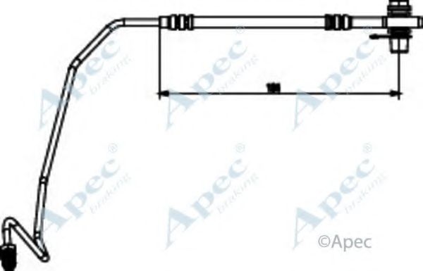 Тормозной шланг APEC braking HOS3872