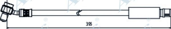 Тормозной шланг APEC braking HOS3886