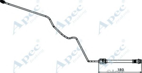 Тормозной шланг APEC braking HOS3923