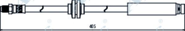 Тормозной шланг APEC braking HOS4028