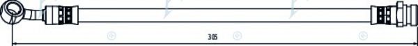 Тормозной шланг APEC braking HOS4133