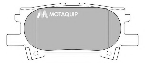 Комплект тормозных колодок, дисковый тормоз MOTAQUIP LVXL1367