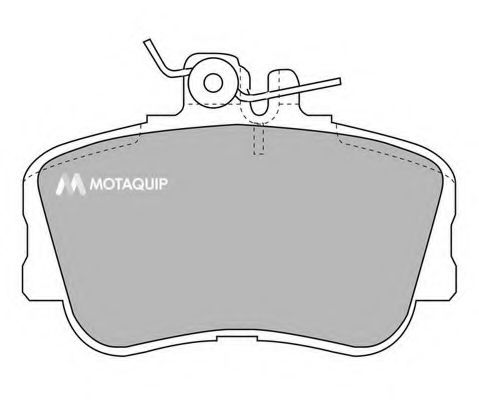 Комплект тормозных колодок, дисковый тормоз MOTAQUIP LVXL717