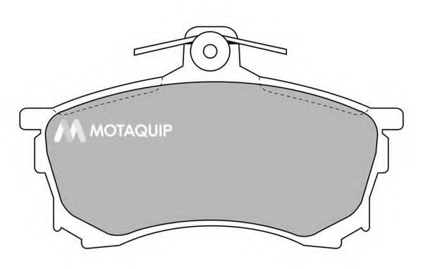 Комплект тормозных колодок, дисковый тормоз MOTAQUIP LVXL882