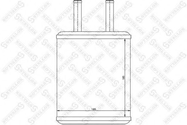 Теплообменник, отопление салона STELLOX 10-35185-SX