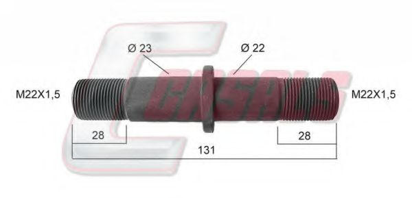 Болт крепления колеса CASALS 21182