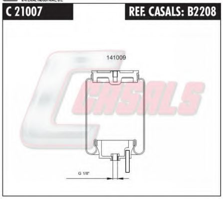 Гаситель, крепление кабины AIRTECH 121054