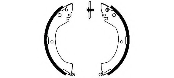 Комплект тормозных колодок HELLA PAGID 8DB 355 002-141