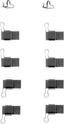 Комплектующие, колодки дискового тормоза HELLA PAGID 8DZ 355 202-541