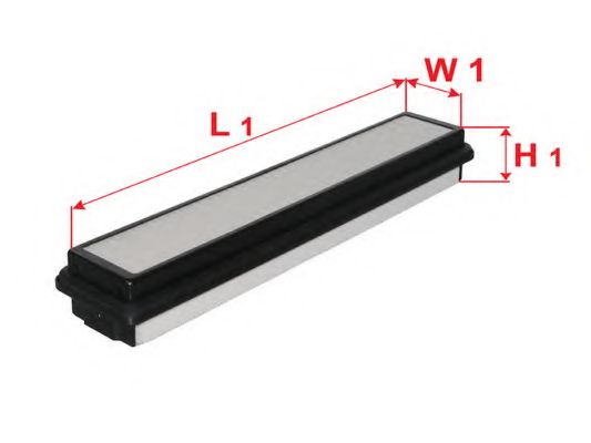 Фильтр, воздух во внутренном пространстве SAKURA  Automotive CA-45020