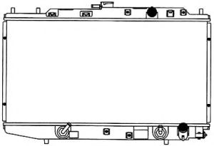 Радиатор, охлаждение двигателя SAKURA  Automotive 2211-1013