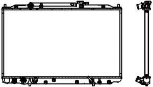 Радиатор, охлаждение двигателя SAKURA  Automotive 3211-8502