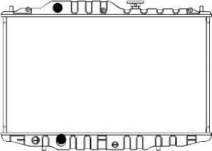 Радиатор, охлаждение двигателя SAKURA  Automotive 4212-1012