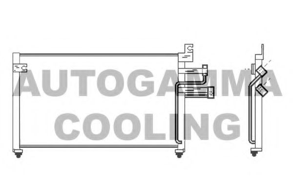 Конденсатор, кондиционер AUTOGAMMA 105656