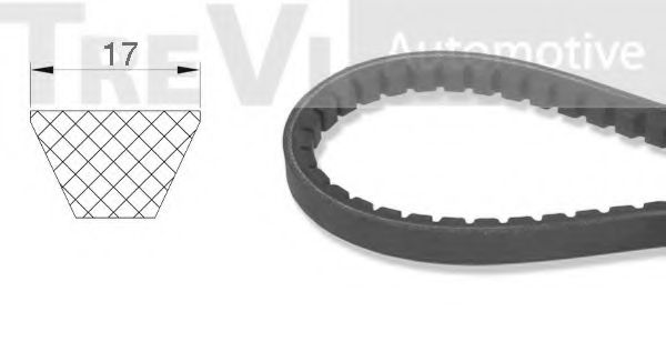 Клиновой ремень TREVI AUTOMOTIVE AVX17X1175