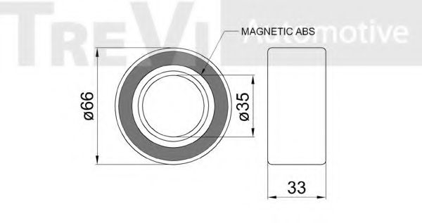 Комплект подшипника ступицы колеса INA 713690860