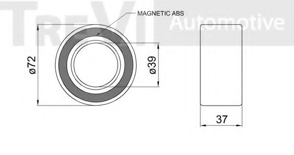 Комплект подшипника ступицы колеса INA 713615730