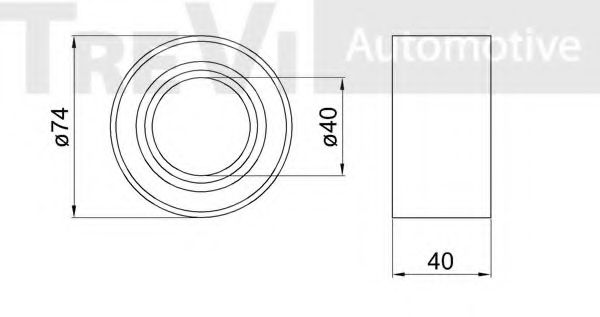 Комплект подшипника ступицы колеса INA 713610880