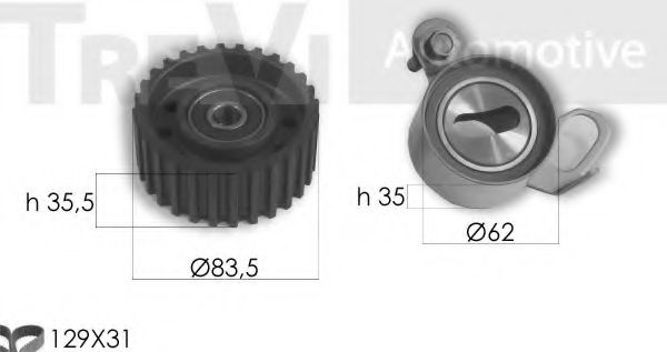 Комплект ремня ГРМ TREVI AUTOMOTIVE KD1409