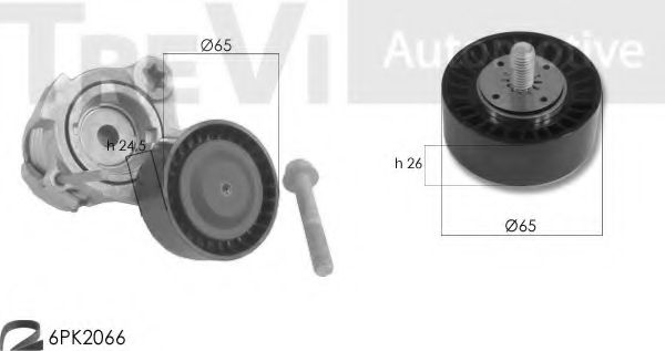 Поликлиновой ременный комплект TREVI AUTOMOTIVE KA1185
