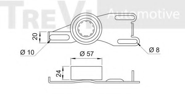 Натяжной ролик, ремень ГРМ HK S505