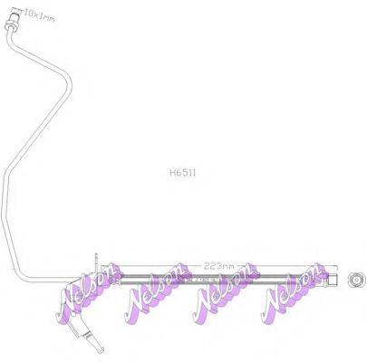 Тормозной шланг Brovex-Nelson H6511