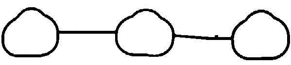 Прокладка, впускной коллектор GLASER 58991