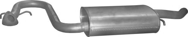 Глушитель выхлопных газов конечный POLMO 19506