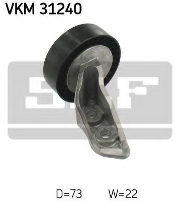 Паразитный / ведущий ролик, поликлиновой ремень SKF VKM 31240