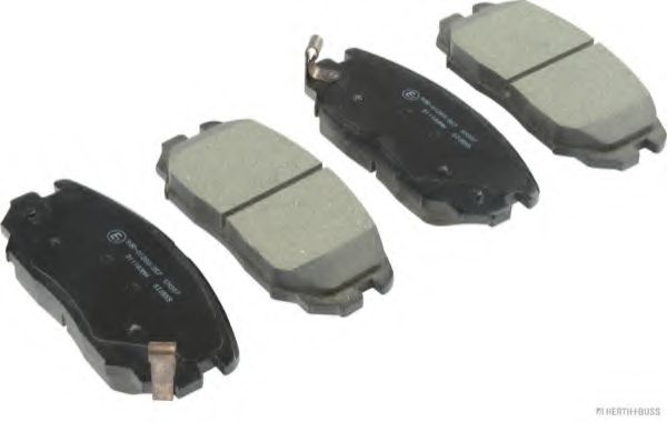 Комплект тормозных колодок, дисковый тормоз HERTH+BUSS JAKOPARTS J3600544