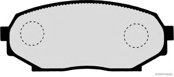 Комплект тормозных колодок, дисковый тормоз HERTH+BUSS JAKOPARTS J3603037