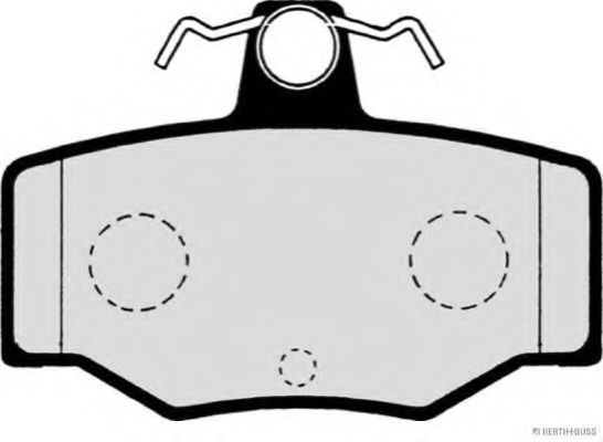 Комплект тормозных колодок, дисковый тормоз HERTH+BUSS JAKOPARTS 21545